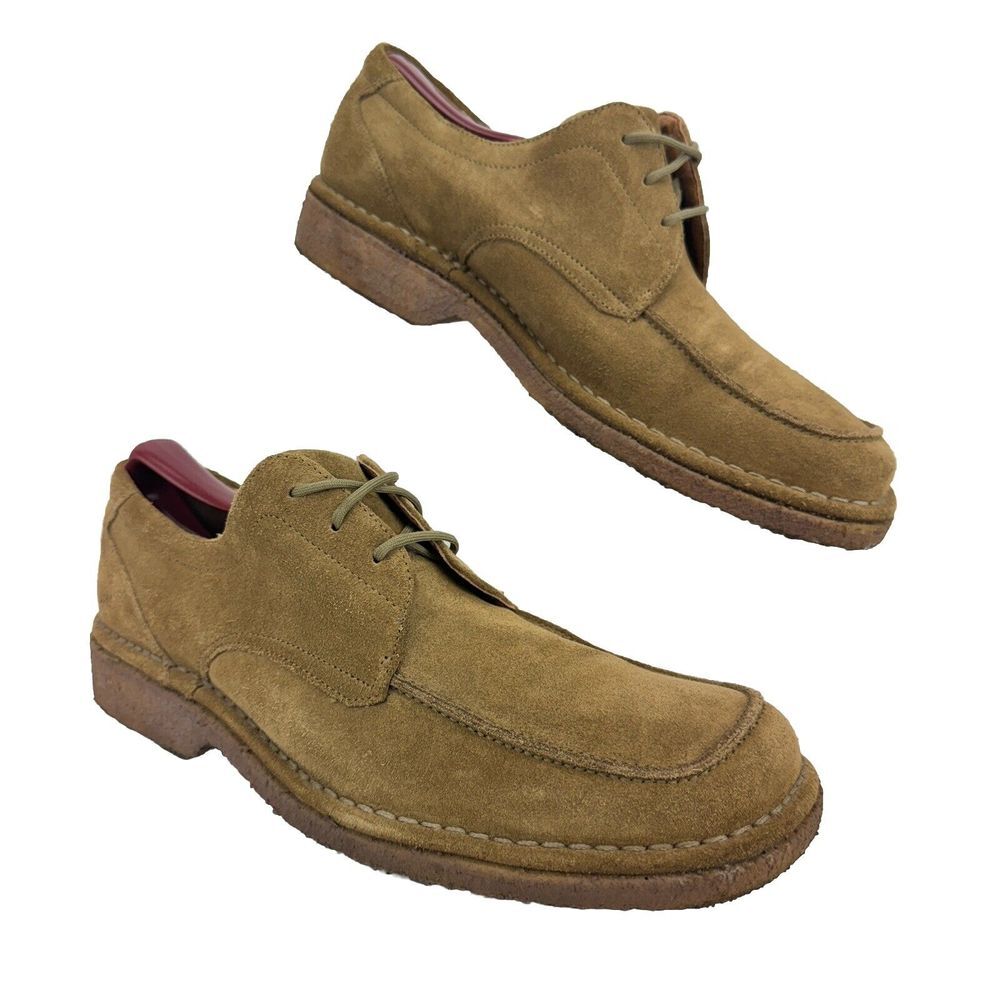Johnston & Murphy Boot Men's‎ Sz 11 Suede Chukka Desert Crepe Sole Lace Up Tan